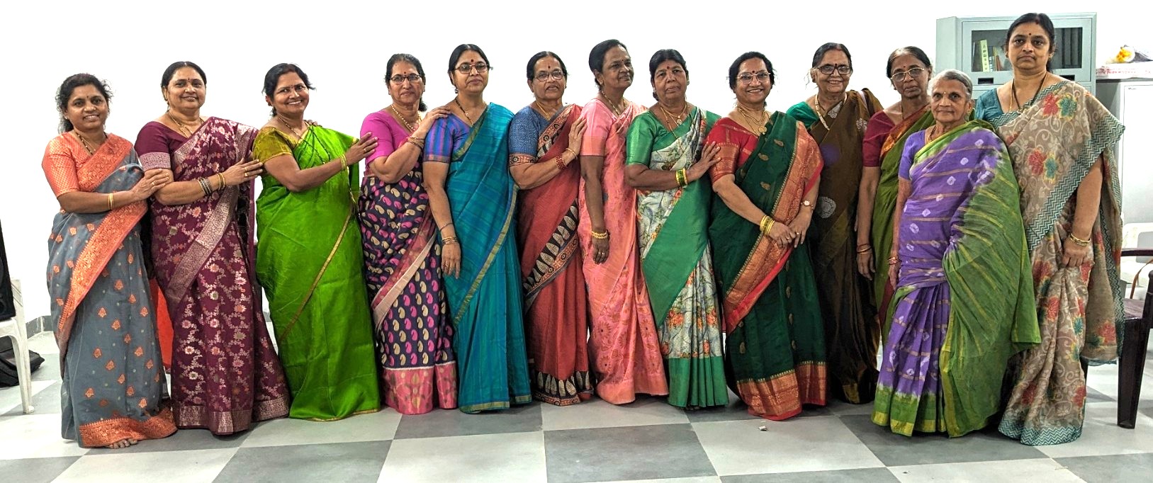 13. Group photo of women participating in Kartikaka vana bhojanalu Get-together on 27-11-2024.
  